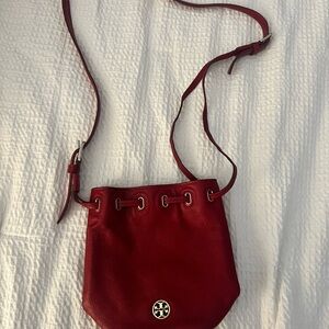 Tory Burch Cherry Red Crossbody Bag